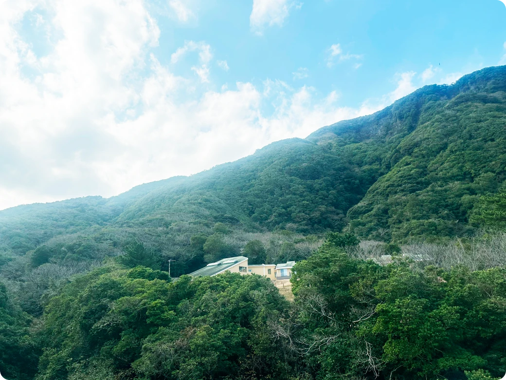 空から見たキャンプ場の写真