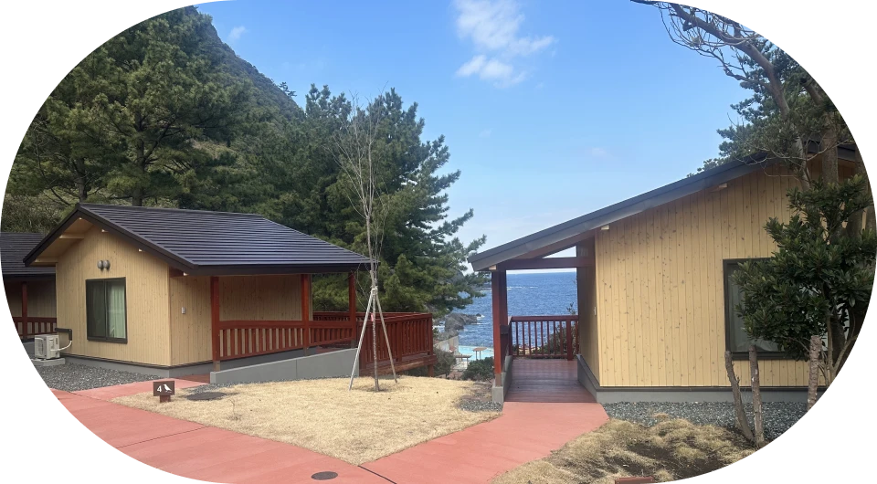 バンガローの写真